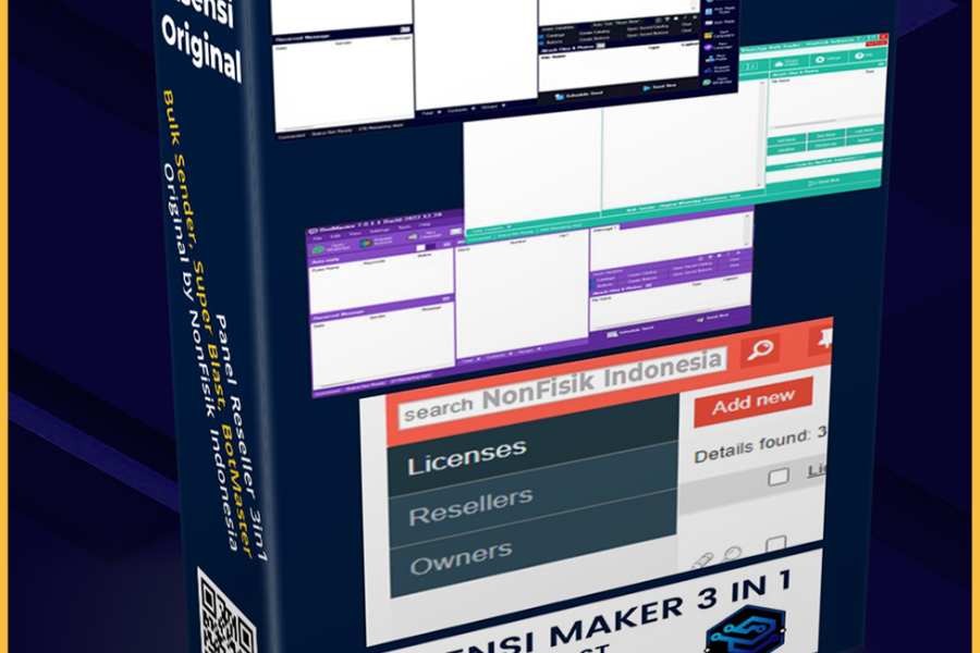 [SPESIAL] Panel Unlimited Lisensi 3in1 untuk Aktivasi WA BotMaster, Super Blast, Bulk Sender